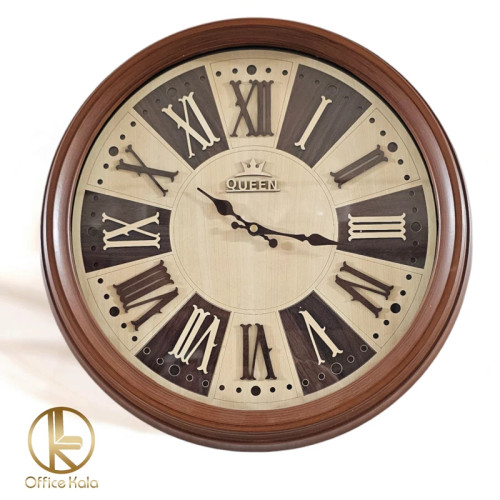 ساعت دیواری مدل کویین ابعاد 45