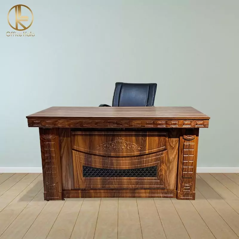 میز اداری و کارمندی مدل آراد دو کشو ابعاد 140 در 70 برند آفیس کالا