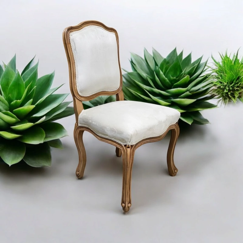 صندلی غذا خوری مدل فرانسوی چوب راش برند آفیس کالا